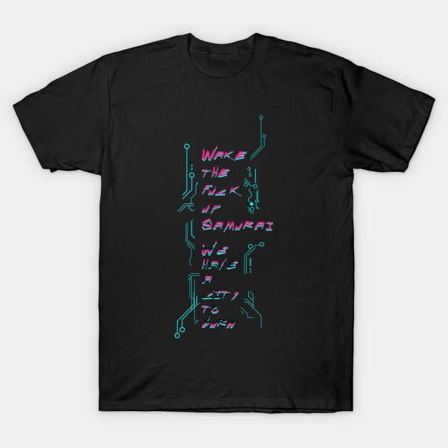 Cyberpunk 2077 | Samurai T-Shirt by DenielHast